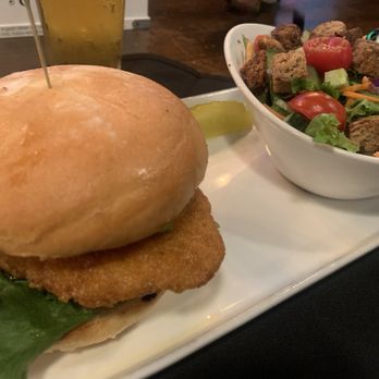 Saddle Mountain Brewing Company - Spicy Fried Chicken Sandwich - Bars Near Me - Goodyear, Arizona
