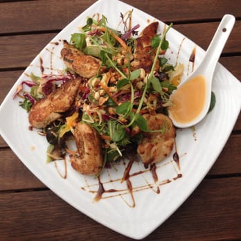 Strathmore Local - Lemon chicken salad on a bed of Asian greens. Not too much dressing and tangy. - Bistros Near Me - Wellington, WGN Strathmore Local - Lemon chicken salad on a bed of Asian greens. Not too much dressing and tangy. - Bistros Near Me - Wellington, WGN