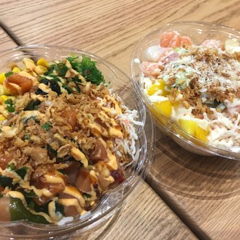 SPLASH POKE - Left - The classic Right - The tropical - Hawaiian Near Me - Edmonton, Alberta SPLASH POKE - Left - The classic Right - The tropical - Hawaiian Near Me - Edmonton, Alberta