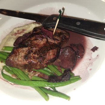 The Grille at Back Creek - Sirloin steak and green beans and mashed potatoes - American Near Me - Middletown, Delaware The Grille at Back Creek - Sirloin steak and green beans and mashed potatoes - American Near Me - Middletown, Delaware