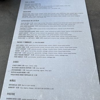 Olla Cocina - Menu - Cocktail Bars Near Me - San Jose, California Olla Cocina - Menu - Cocktail Bars Near Me - San Jose, California
