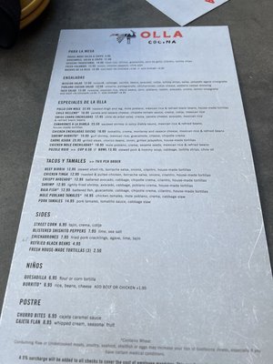 Menu photo 8 Olla Cocina San Jose, CA Menu photo 8 Olla Cocina San Jose, CA
