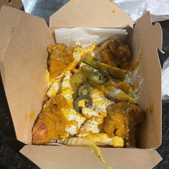 Fowl N Out - LOADED FRIES Honey zip sauce - Chicken Wings Near Me - Olive Branch, Mississippi Fowl N Out - LOADED FRIES Honey zip sauce - Chicken Wings Near Me - Olive Branch, Mississippi
