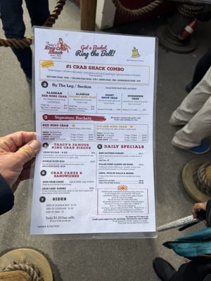 Menu photo 3 Tracy's King Crab Shack Juneau, AK