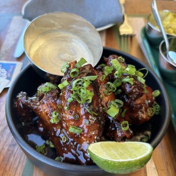 Laser Wolf - Chicken Date-Harissa Wings w/ Tehina Ranch - Middle Eastern Near Me - Brooklyn, New York