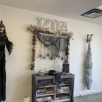 1, 2, Tea - Games and decorations. They always have the cutest decorations too! Currently Halloween themed - Bubble Tea Near Me - Reno, Nevada