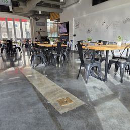 Plenty of indoor and outdoor seating