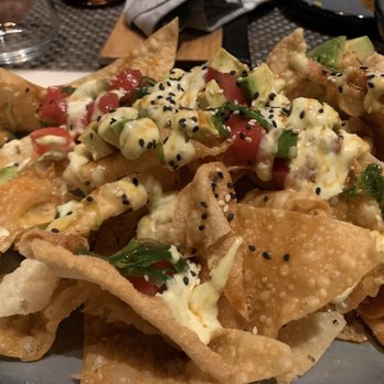 David's - Tuna Poke' nachos - New American Near Me - Hanover, Maryland