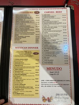 Menu photo 4 Piedras Negras De Noche San Antonio, TX Menu photo 4 Piedras Negras De Noche San Antonio, TX