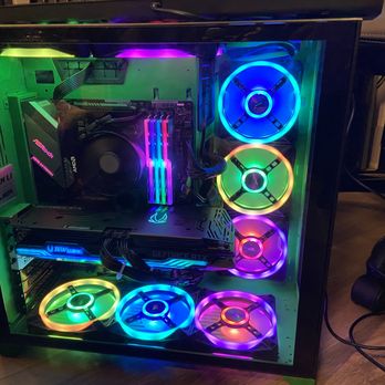 LPC Customs - Custom painted Lian Li case featuring a ryzen 5 5600x and a 3070ti - IT Services & Computer Repair Near Me - Minneapolis, Minnesota