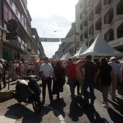 Hohe-Straße-Fest - Das Fest war gut besucht / The festival was well attended