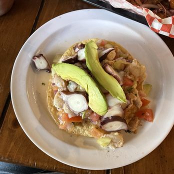 Mariscos Mazatlan - Ceviche de camaron con Tostada Camarón Y Pulpo - Seafood Near Me - Escondido, California Mariscos Mazatlan - Ceviche de camaron con Tostada Camarón Y Pulpo - Seafood Near Me - Escondido, California