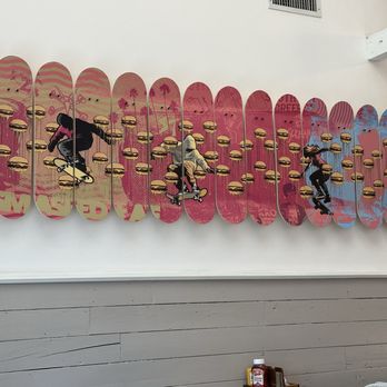 Smashed AF - Very cool decor. These decks are bitchen. - Burgers Near Me - Burbank, California Smashed AF - Very cool decor. These decks are bitchen. - Burgers Near Me - Burbank, California