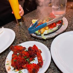 Al Maidah Indian Restaurant  - Chicken wings and mixed Tandoori Mixed Grill
