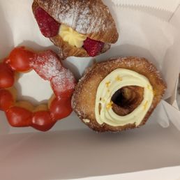 Strawberry Mochi Donut