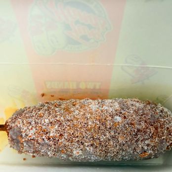 Two Hands Corn Dog - Arlington - INJEOLMI DOG-$5.99 half sausage & half mozzarella with sugar - Hot Dogs Near Me - Arlington, Texas Two Hands Corn Dog - Arlington - INJEOLMI DOG-$5.99 half sausage & half mozzarella with sugar - Hot Dogs Near Me - Arlington, Texas