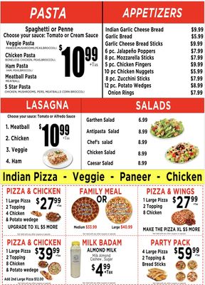 Menu photo 4 5 Star Pizza & Wings Fontana, CA Menu photo 4 5 Star Pizza & Wings Fontana, CA
