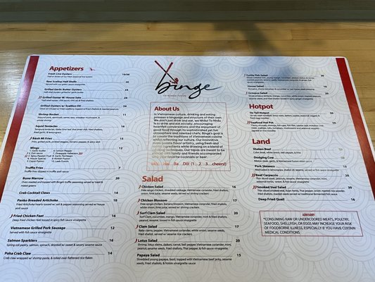 Menu photo 8 Binge Vietnamese Fusion Stockton, CA Menu photo 8 Binge Vietnamese Fusion Stockton, CA
