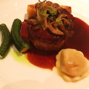 Le Papillon - Beef main course. Median pink. Great not oily. - French Near Me - San Jose, California