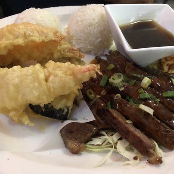 Ichiban Restaurant - Teri meat and tempura combo - Sushi Bars Near Me - Kahului, Hawaii
