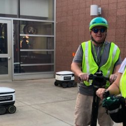 AZ Segway and Pedal Tours - We meet the delivery robots of NAU.