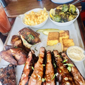 Green Hill Kitchen & Que - Chicken and rib combo - New American Near Me - Greenport, New York Green Hill Kitchen & Que - Chicken and rib combo - New American Near Me - Greenport, New York