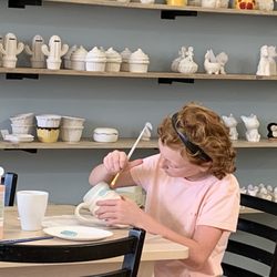 Cool Creations Pottery and Art Studio - Pottery painting