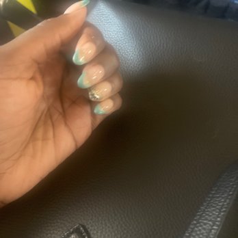 Eagle Nails and Spa - This picture is after two weeks and they still look good. - Nail Salons Near Me - Havertown, Pennsylvania