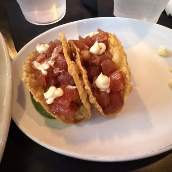 Nieko's Neighborhood Bar - Tuna Tacos (appetizer) - American Near Me - Jupiter, Florida Nieko's Neighborhood Bar - Tuna Tacos (appetizer) - American Near Me - Jupiter, Florida