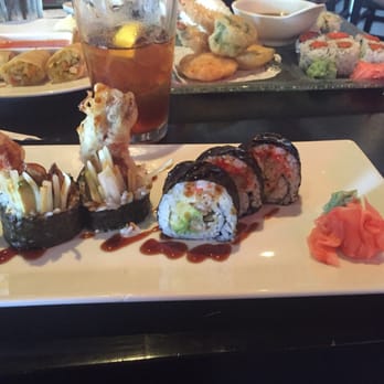 Kanji - Spider roll and the Thai chicken rolls in the background - Sushi Bars Near Me - Tinton Falls, New Jersey Kanji - Spider roll and the Thai chicken rolls in the background - Sushi Bars Near Me - Tinton Falls, New Jersey