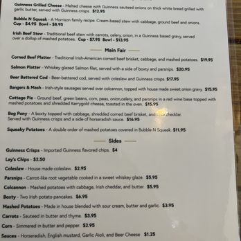 Morrison's Irish Pub - Menu - Irish Near Me - Alton, Illinois
