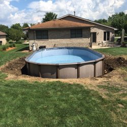 Cancun Pools - Pool 18x33 above ground at homer glen