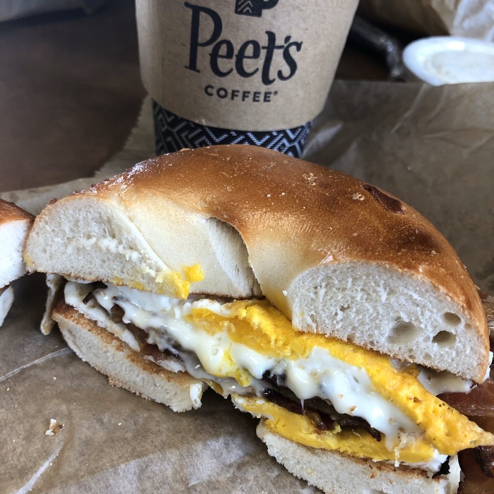 Bagel Cafe - Bacon egg cheese sandwich - Coffee & Tea Near Me - Bedford, New Hampshire Bagel Cafe - Bacon egg cheese sandwich - Coffee & Tea Near Me - Bedford, New Hampshire
