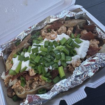 The Potato Factory - Loaded salmon potato - Food Trucks Near Me - Cincinnati, Ohio The Potato Factory - Loaded salmon potato - Food Trucks Near Me - Cincinnati, Ohio