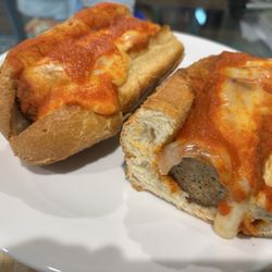 Kings Pizza Pronto - Meatball parm sandwich