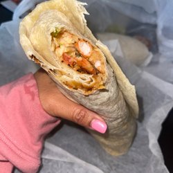 Estrada's Mexican Food - Shrimp burritos