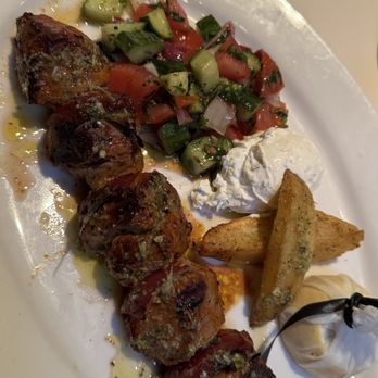 Evvia Estiatorio - lamb skewers - Greek Near Me - Palo Alto, California Evvia Estiatorio - lamb skewers - Greek Near Me - Palo Alto, California