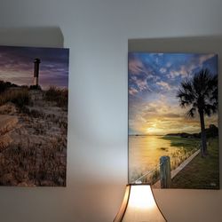 Carolina Eyecare Physicians - A darker room to sit in when your eyes have been dilated, but nice paintings!