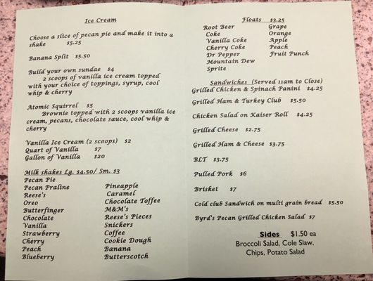 Menu photo 5 Byrd's Pecan Delights Adrian, MO