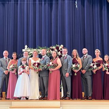 Tuckerman Hall - Bridal Party pic after the ceremony - Venues & Event Spaces Near Me - Worcester, Massachusetts