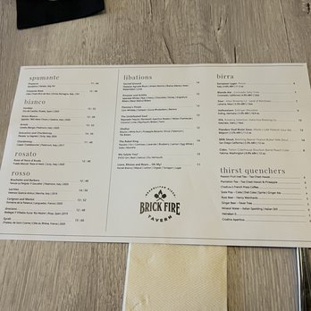 Brick Fire Tavern - Drink menu - Pizza Near Me - Honolulu, Hawaii Brick Fire Tavern - Drink menu - Pizza Near Me - Honolulu, Hawaii
