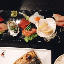 Sakae - Sashimi Deluxe & Yakizakana (Grilled Mackarel lightly salted)
