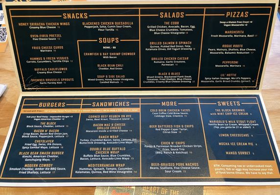 Menu photo 1 Common Block Brewing Company Medford, OR