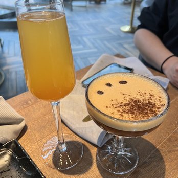 Social Misfits - Peach mimosa with a coffee martini - Coffee & Tea Near Me - Grand Rapids, Michigan Social Misfits - Peach mimosa with a coffee martini - Coffee & Tea Near Me - Grand Rapids, Michigan