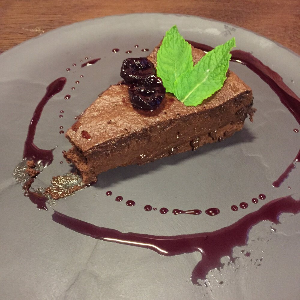 Forman Beef and Beer - The best chocolate cake. Ever. (Noticed we tried it before taking a pic!) - Steakhouses Near Me - Brno, JM