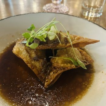 Camp Modern American Eatery - Dumplings  follow my ig @yelpelitegvl - Wine Bars Near Me - Greenville, South Carolina