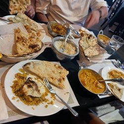 India Gate - So much food, four adults ate on this and all had leftovers enough for another full meal. Under $80.