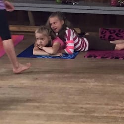 A Lil R & R Yoga - Snuggles at family yoga