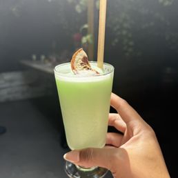 Pandan slushie