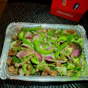 Shah's Halal Food - "Build Your Own" Salad w/Lamb - Halal Near Me - Orange, Connecticut Shah's Halal Food - "Build Your Own" Salad w/Lamb - Halal Near Me - Orange, Connecticut